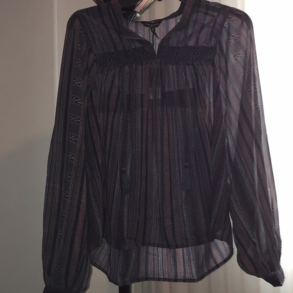 Lucky Brand boho blouse